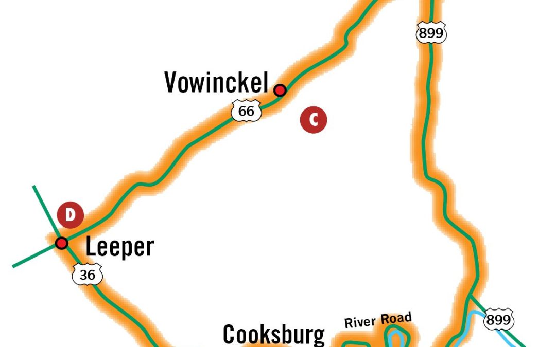 FallDrive2014-Cook-Forest-Loop-wPoints | Visit PA Great Outdoors