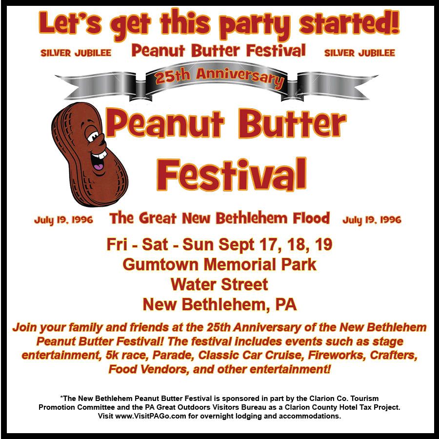 peanut butter festival ad | Visit PA Great Outdoors